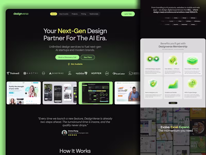 Cover image for UI/UX Website Design — High-Converting, Emotion-Driven (Figma)