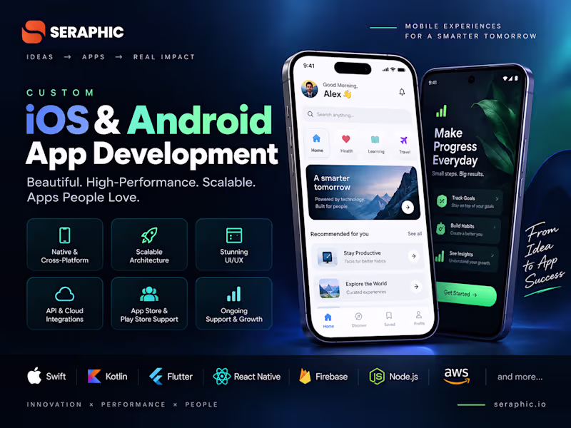 Cover image for iOS & Android Mobile App Development | AI-Powered Apps