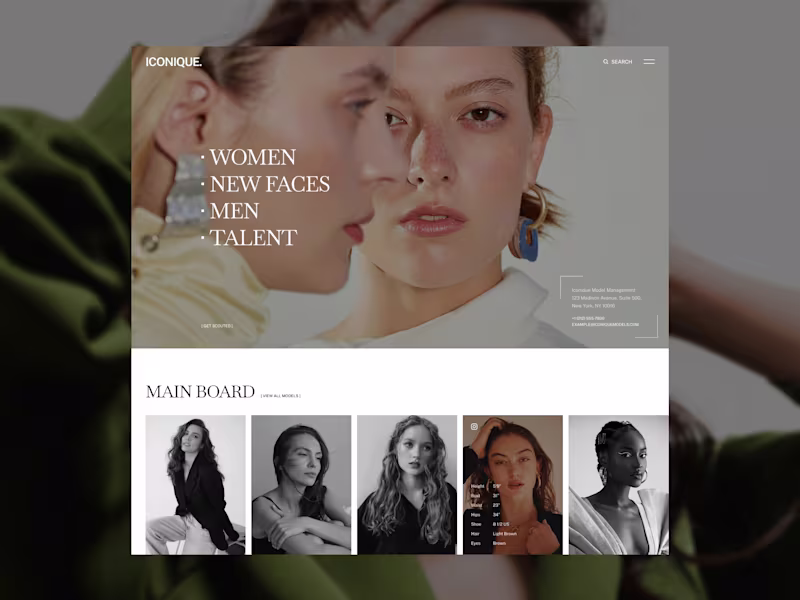 Cover image for Iconique: Model Management Agency