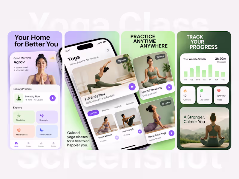 Cover image for YogaFlow — Premium Yoga &