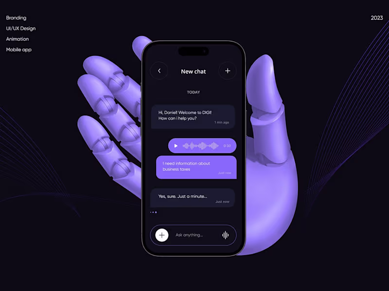 Cover image for Digi Mobile App - UI/UX Design