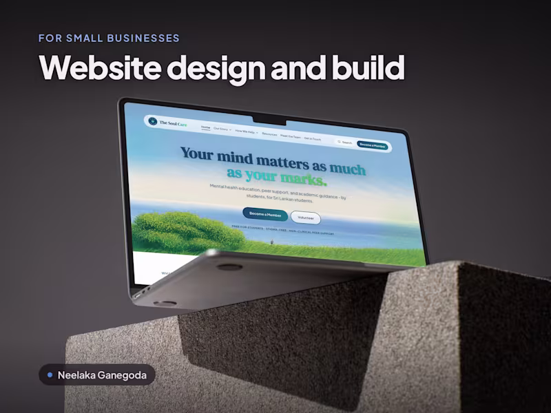 Cover image for Accessible & fast website design and build for small businesses