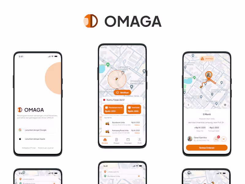 Cover image for Omaga - Online Motorbike Taxi