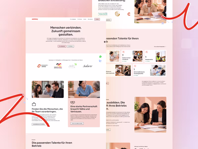 Cover image for Edstory: Website Redesign