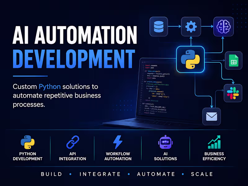 Cover image for Custom AI Automation & API Integration