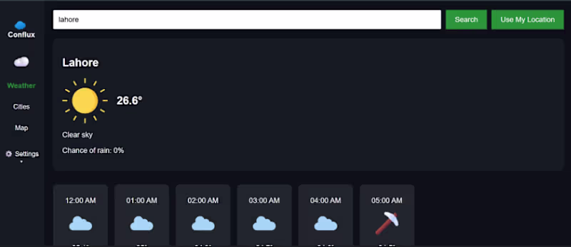Cover image for ☁️✨ Introducing Conflux Weather App