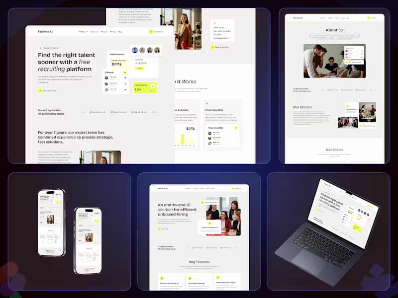 Cover image for FairHire AI Recruiting Platform Development