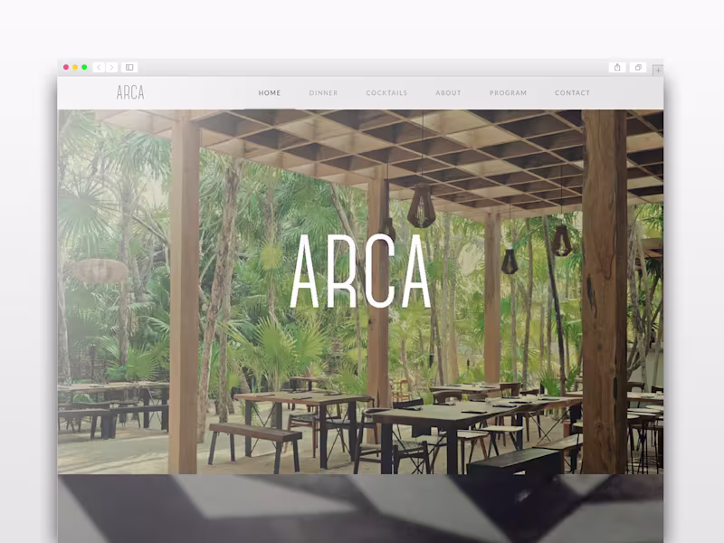 Cover image for ARCA Identity and Website