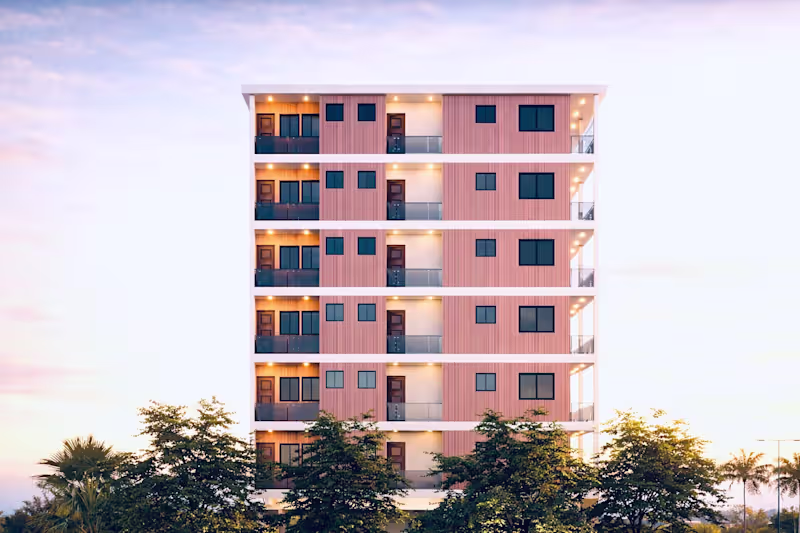 Cover image for A residential building rendering 