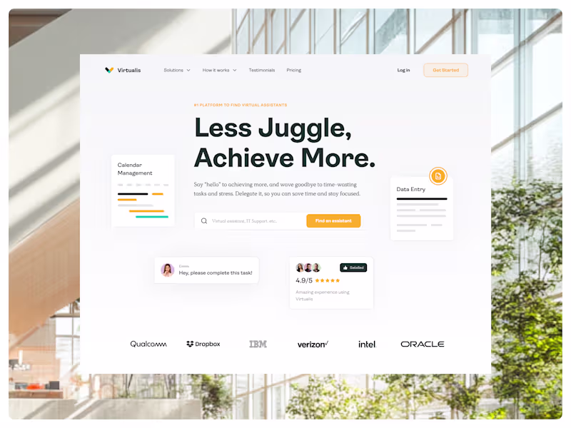 Cover image for Virtualis — Remote Virtual Assistants Landing Page