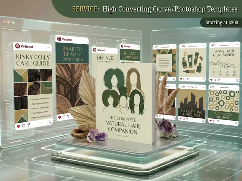Cover image for High-Converting Custom Canva/Photoshop Template Suites