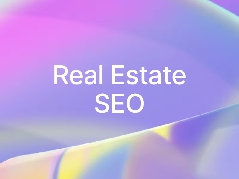 Cover image for Real Estate SEO Client