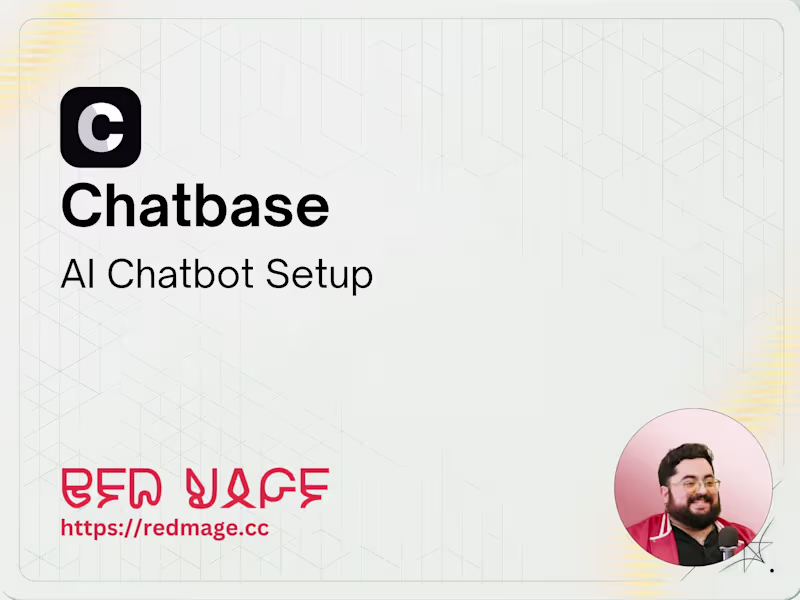 Cover image for Chatbase – AI Chatbot Setup