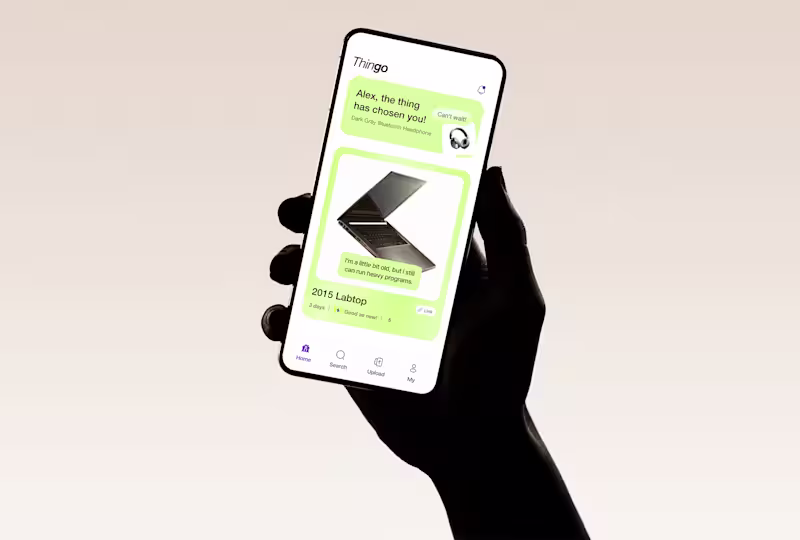 Cover image for Thingo: an nth-hand market app