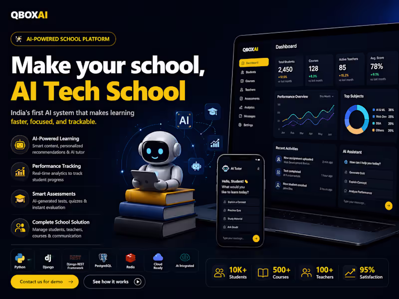 Cover image for QBOX AI – Multi-Tenant School