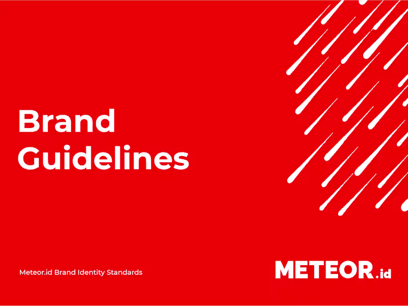 Cover image for Brand Identity - METEOR.ID