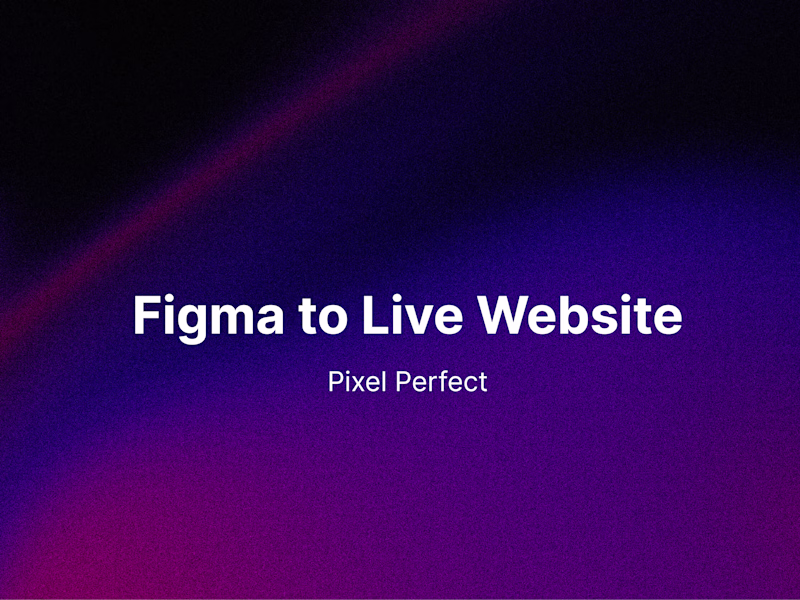 Cover image for Next.js Website Development from Figma Designs