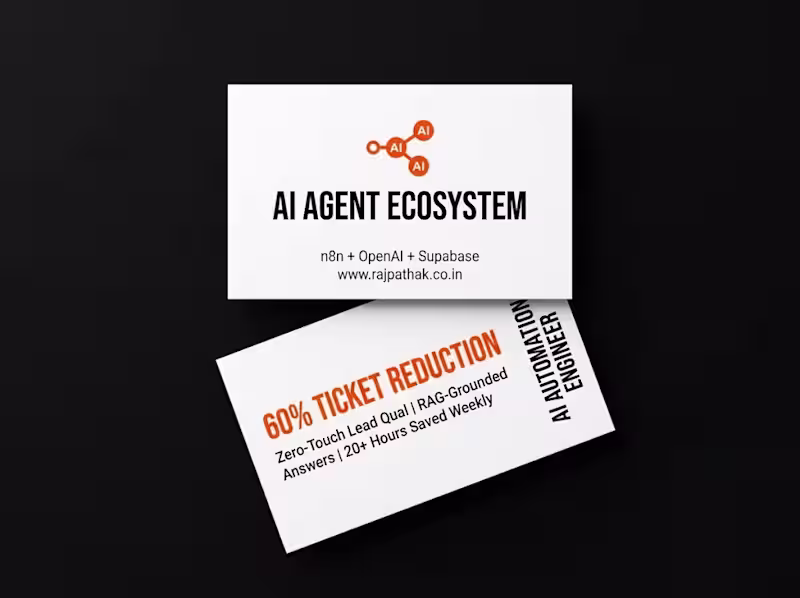 Cover image for AI Agents and Chatbots with n8n and OpenAI