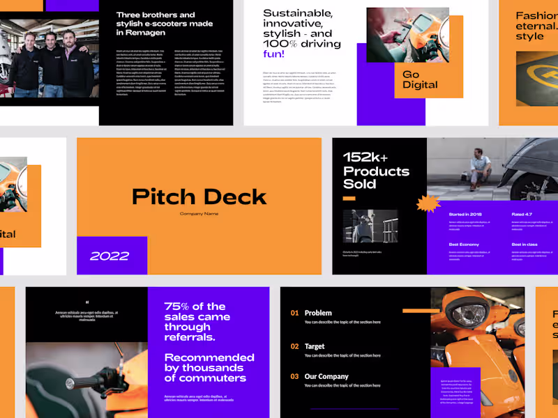 Cover image for Product Demo Deck for a 2-wheeler company