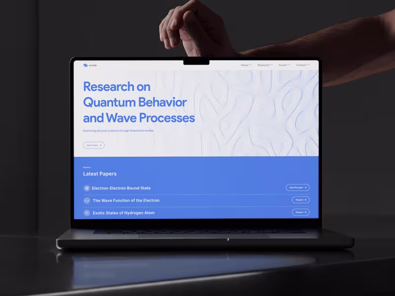 Cover image for Exhlab Brand Identity and Website