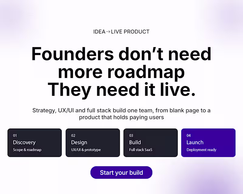 Cover image for SaaS MVP Strategy, Design & Development