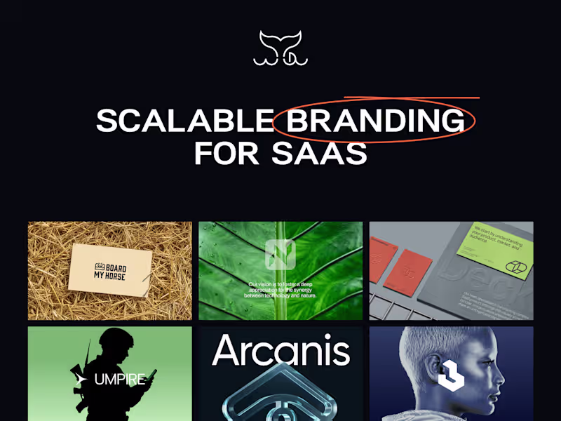 Cover image for Scalable Branding For SaaS Whales Branding