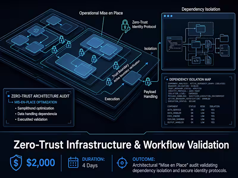 Cover image for Zero-Trust Infrastructure & Workflow Validation