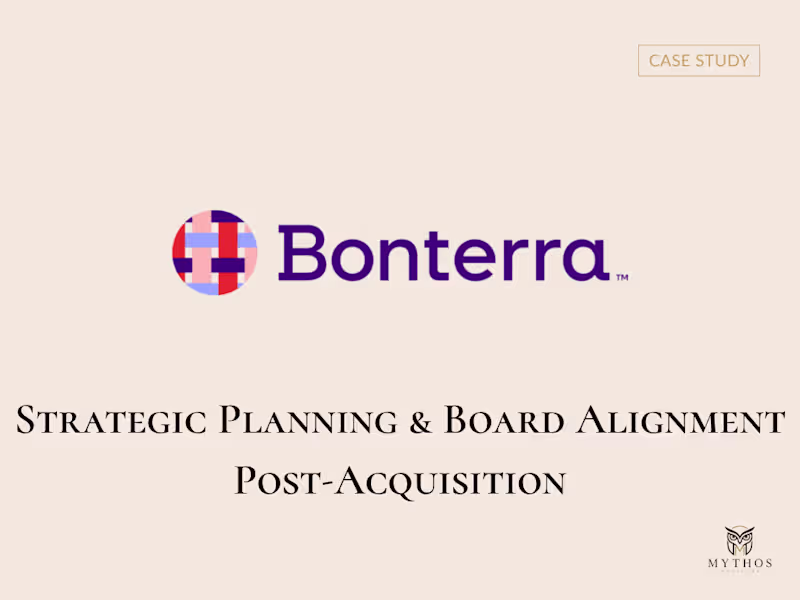Cover image for Strategic Planning & Board Alignment Post-Acquisition