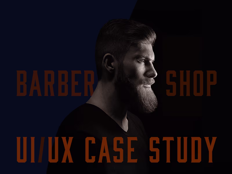 Cover image for Moonshine Barber Shop UI/UX Case Study