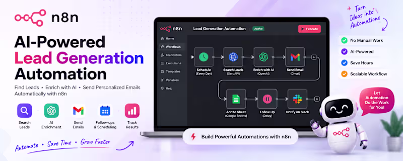 Cover image for An AI-powered lead generation automation