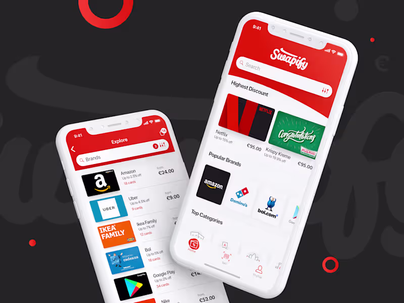 Cover image for Swapify - Mobile App Design