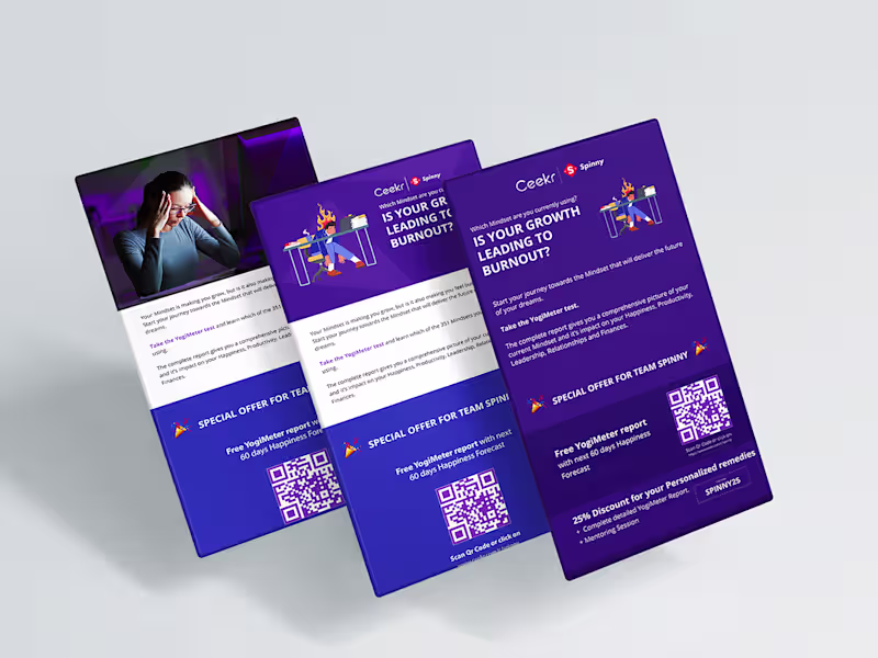 Cover image for Email Design X Ceekr on Behance
