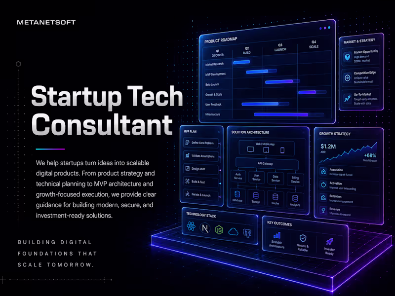 Cover image for Startup Tech Consultant