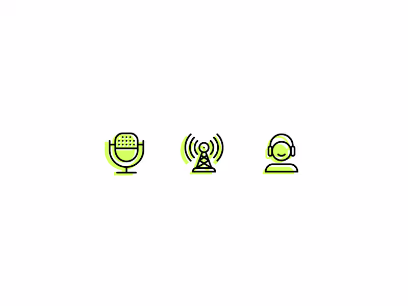 Cover image for Podcast icons 🎙️ 🎧