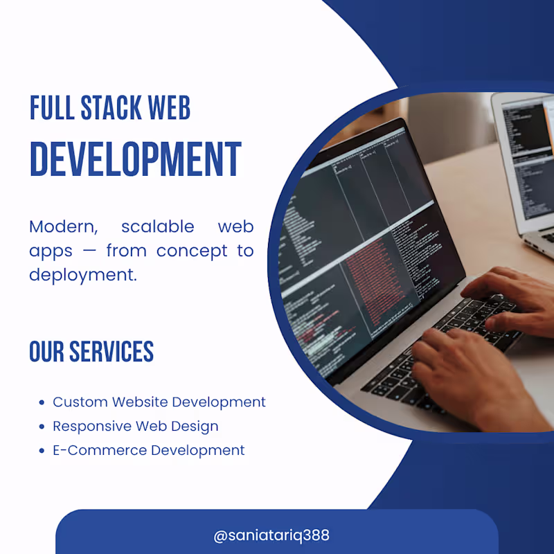 Cover image for Full Stack Web App Development