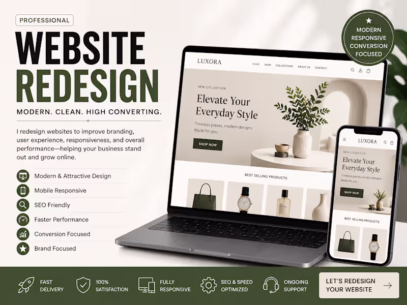 Cover image for Website Redesign & Optimization