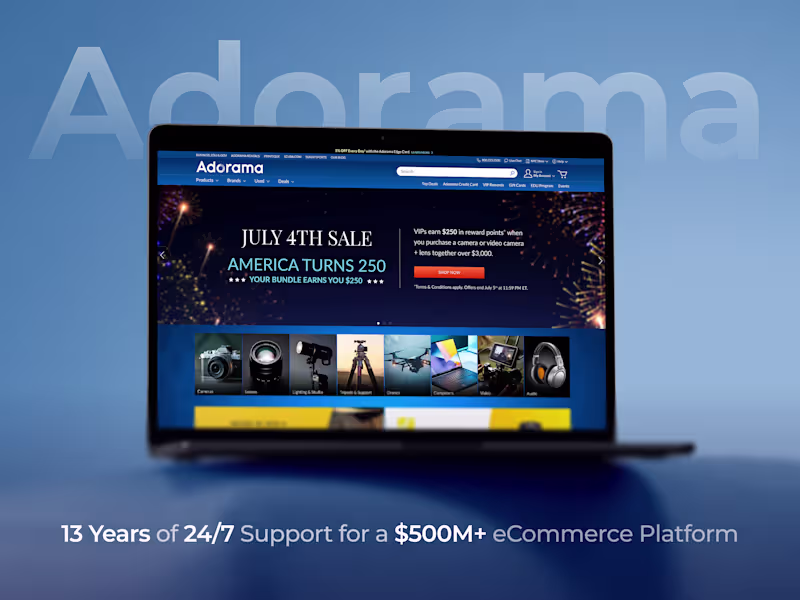 Cover image for Adorama: 13 Years of 24/7