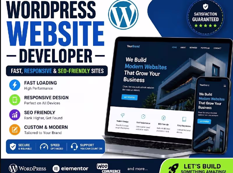 Cover image for WordPress Website Design & Development