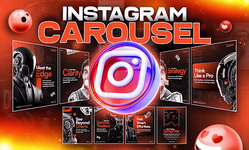 Cover image for Instagram Carousel Design for Social Media Marketing