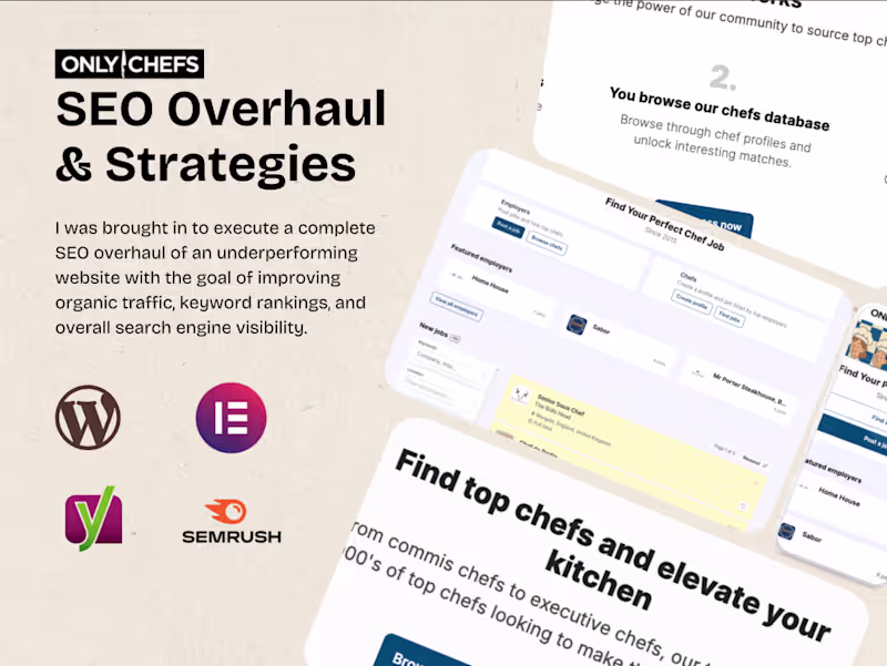 Cover image for Complete SEO Overhaul for Website Enhancement