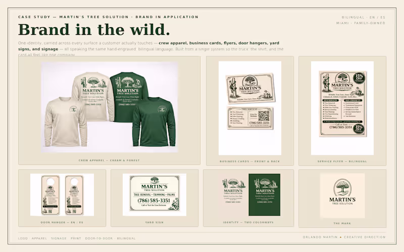 Cover image for Martin's Tree Solution — A Family Business, Rebuilt