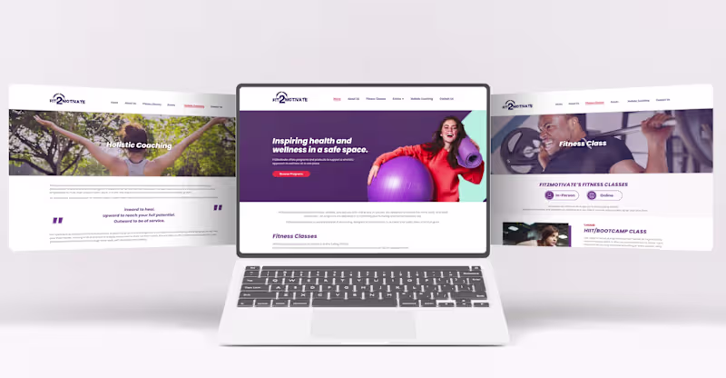 Cover image for Fit2Motivate Website Design