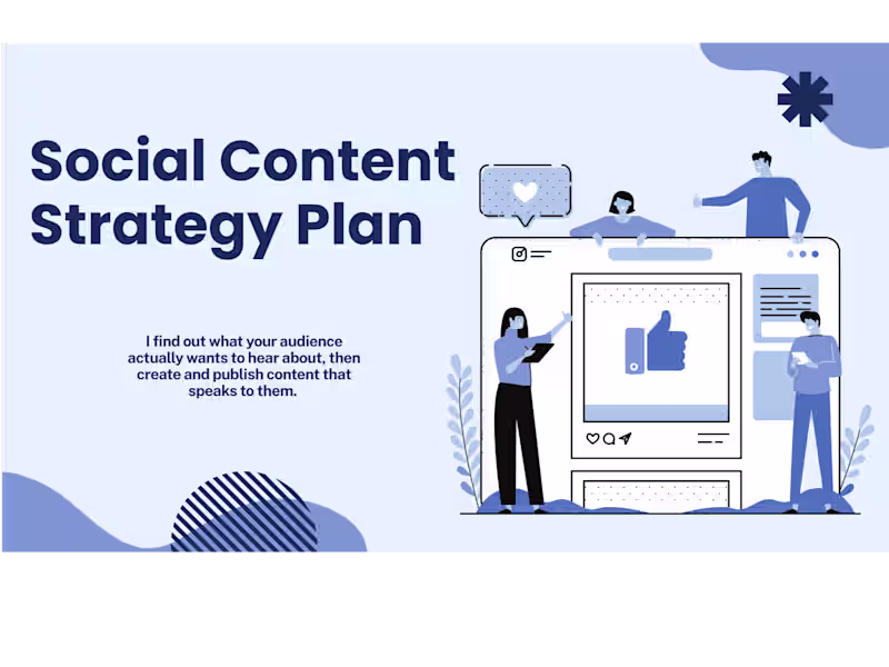 Cover image for Social Content Strategy & Editorial