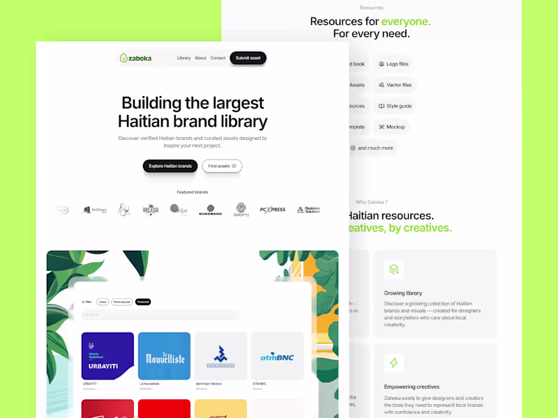 Cover image for Zaboka - Design Resource Platform