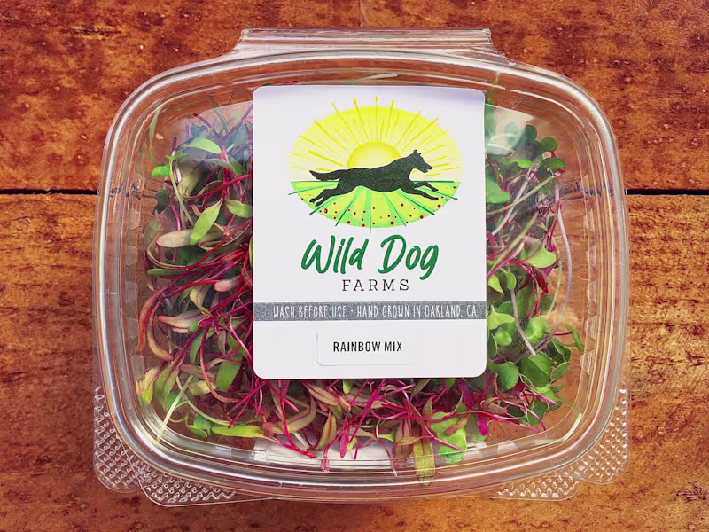 Cover image for Wild Dog Farms, Label Design