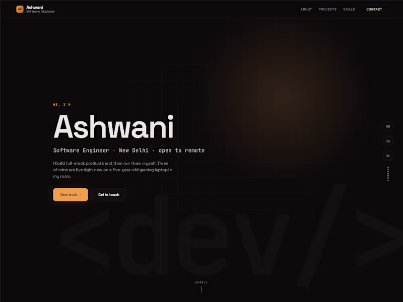 Cover image for My own site, built from