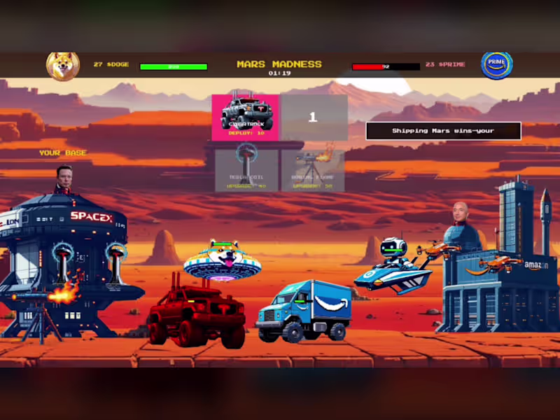 Cover image for Mars Madness Mini Game 🏴☠️🪐