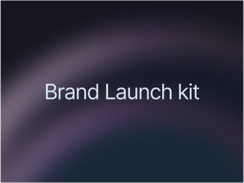 Cover image for Brand launch kit