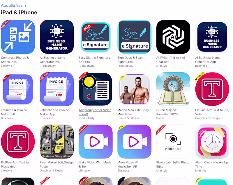 Cover image for I make 100+ IOS apps & publish on the appstore .Please check...