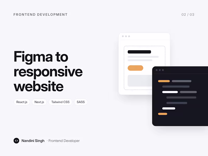Cover image for Figma to responsive website